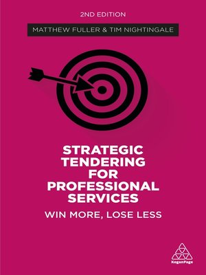 cover image of Strategic Tendering for Professional Services